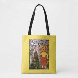 Little Miss Blondie Hiker Tote Bag Tygkasse