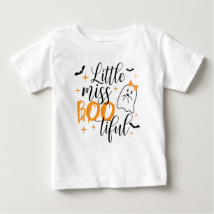 Little Miss Bootiful, Girl Halloween, Cute Ghost T Shirt