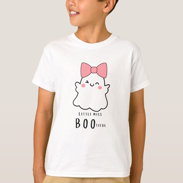 Little Miss BOOtiful T Shirt (Framsida)