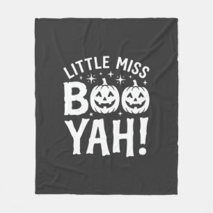 Little Miss Booyah Halloween Pumpa Design_1 Fleecefilt