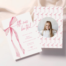 Little Miss Bowtiful Rosa Photo Birthday