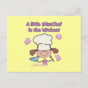Little Miss Chef Vykort
