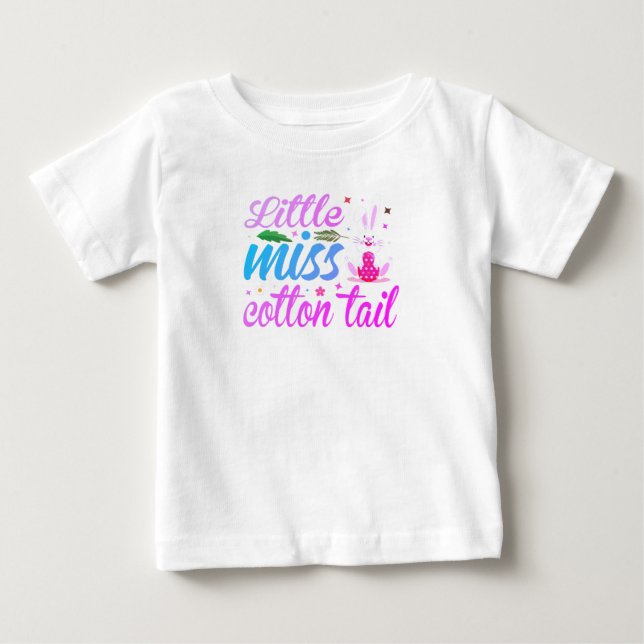 Little Miss Cotton Svan T Shirt (Framsida)