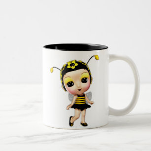 Little Miss Dam Bumblebee Mugg