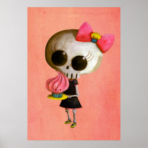 Little Miss Död med Cupaka Poster