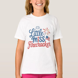 Little Miss Firecracker T Shirt