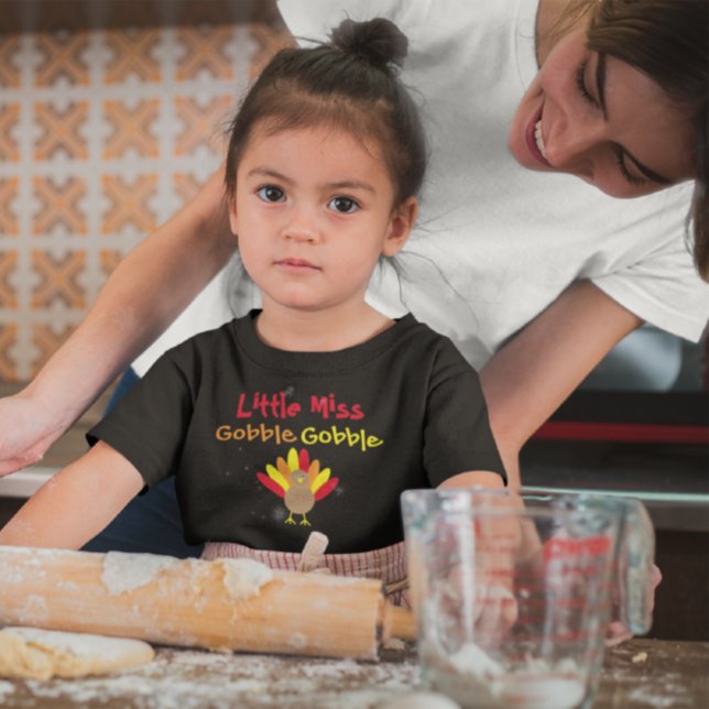 Little Miss Gobble Gobble T Shirt (Skapare uppladdad)