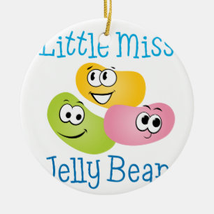 Little Miss Jelly Bean Julgransprydnad Keramik