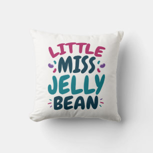 Little Miss Jelly Bean Påsk Candy Nickname Kudde