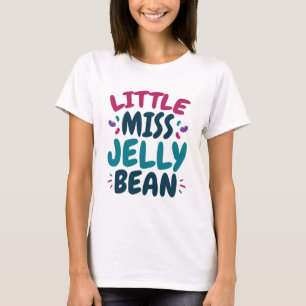 Little Miss Jelly Bean Påsk Candy Nickname T Shirt