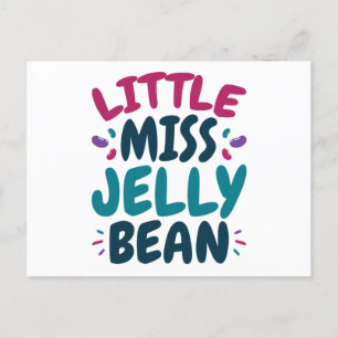 Little Miss Jelly Bean Påsk Candy Nickname Vykort