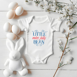Little Miss Jelly Bean Typography Flicka T Shirt