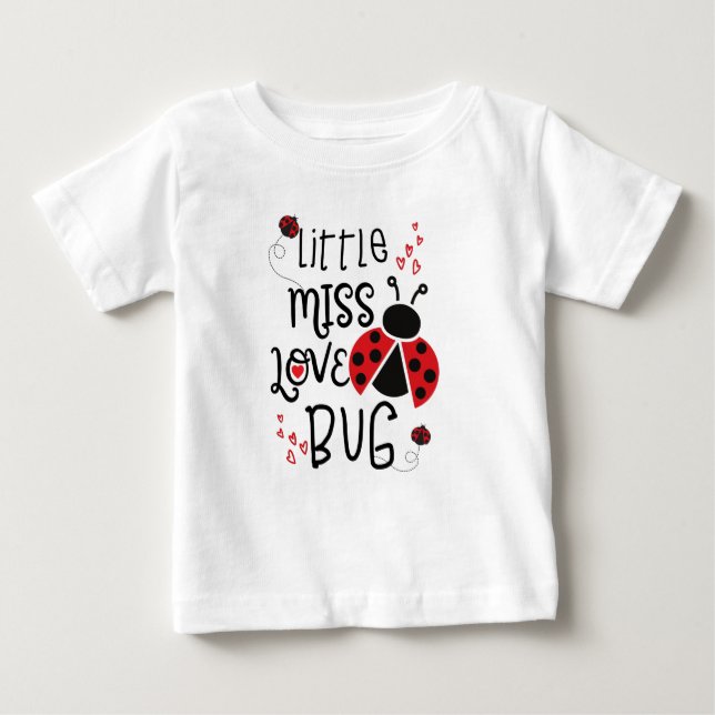 Little Miss kärlek kryp T Shirt (Framsida)
