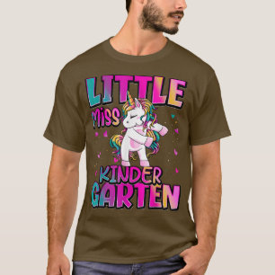 Little Miss Kindergarten Back to school Girls Kind T Shirt