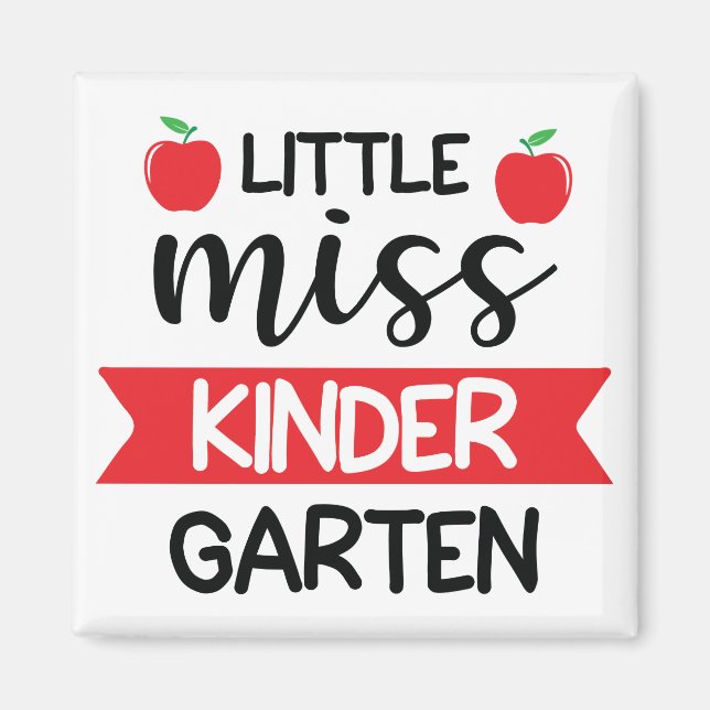 Little Miss Kindergarten Magnet (Framsidan)