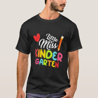 Little Miss Kindergen Back To School He T Shirt