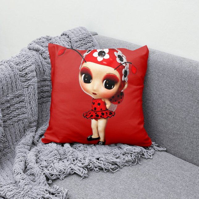 Little Miss Ladybug Kudde (Skapare uppladdad)