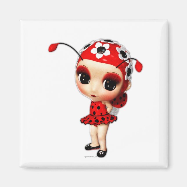 Little Miss Ladybug Magnet (Framsidan)