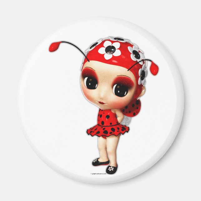 Little Miss Ladybug Magnet (Framsidan)