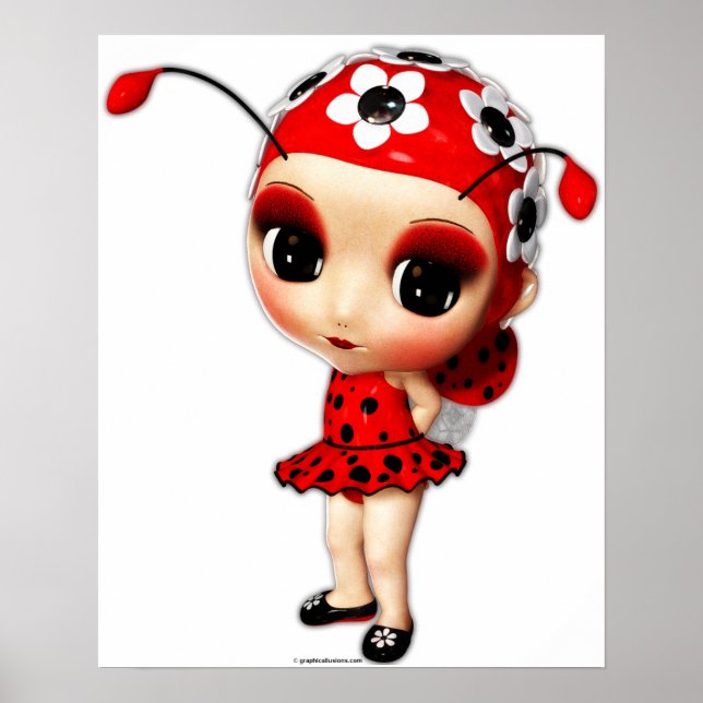 Little Miss Ladybug Poster (Framsidan)