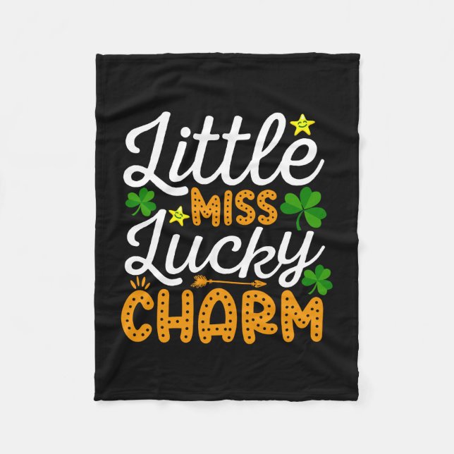 Little Miss Lucky Charm Fleecefilt (Framsidan)