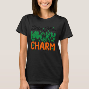 Little Miss Lucky Charm Klöver Shamrock T Shirt