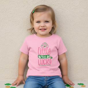 Little Miss Lucky Girl St Patrick T-Shirt för barn