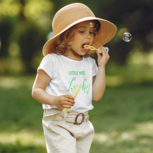 Little Miss Lucky St patrick's day T Shirt