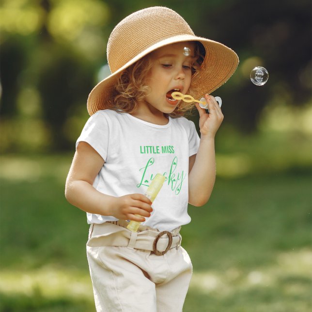 Little Miss Lucky St patrick's day T Shirt (Skapare uppladdad)
