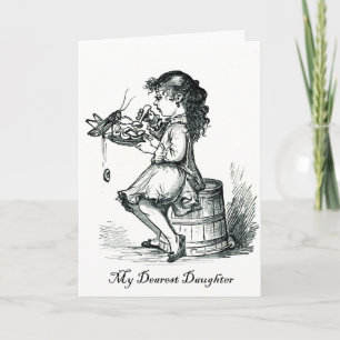 Little Miss Muffet Dearest DDotter Birthday Kort