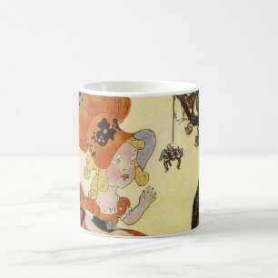 Little Miss Muffet & Spider, Vintage Mor Goose Kaffemugg