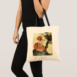 Little Miss Muffet & Spider, Vintage Mor Goose Tygkasse