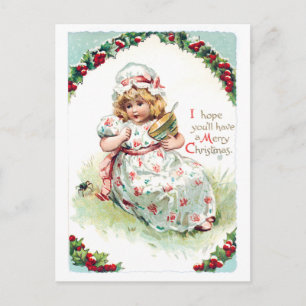 Little Miss Muffet Vintage-julkort Helg Vykort