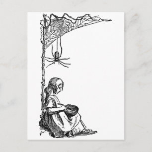 Little Miss Muffet Vykort