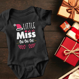 Little Miss Oh Oh, julflicka T Shirt