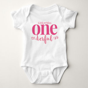 Little Miss Onederful First Birthday Shirt T Shirt