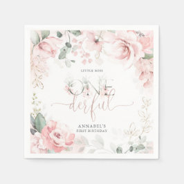 Little Miss Onederful Napkins Pappersservett