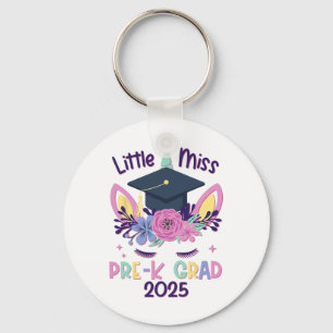 Little Miss Pre-k Grad Preschool Prek Studenten 2 Nyckelring