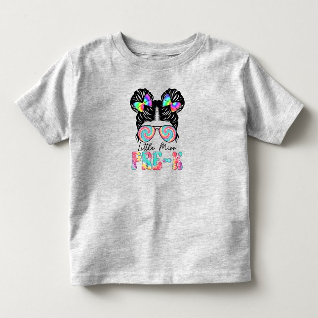 Little Miss Pre-K Småbarn T-Shirt (Framsida)