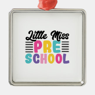 Little Miss Pre School Julgransprydnad Metall
