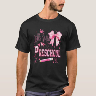 Little Miss Preschool First Day of Preschool Cute T Shirt