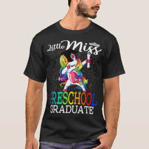 Little Miss Preschool Student Unicorn T Shirt