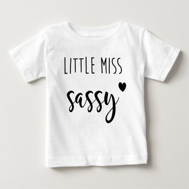 Little Miss Sassy T-Shirt (Framsida)