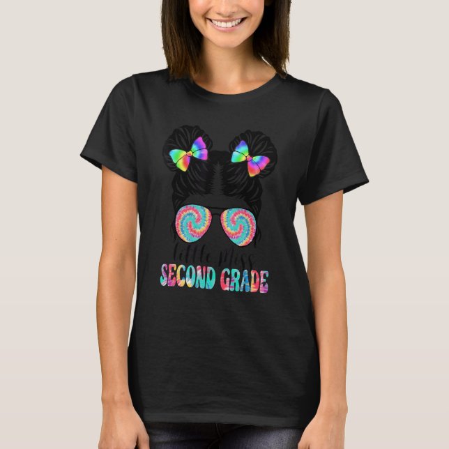 Little Miss Second Klass Girl Back to school 2nd G T Shirt (Framsida)