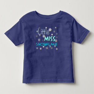 Little Miss Snowflake Småbarn T-Shirt