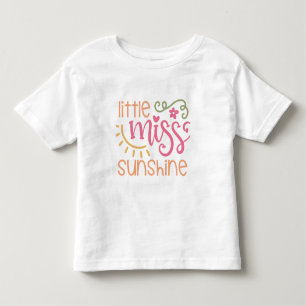 Little Miss Sunshine Girl's Småbarn T-Shirt