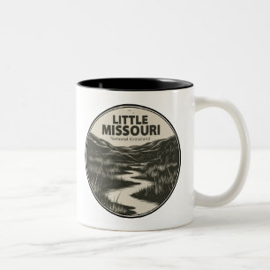 Little Missouri National Grassland Stream Två-Tonad Mugg
