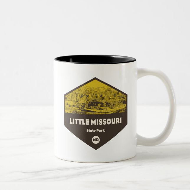 Little Missouri State Park North Dakota Två-Tonad Mugg (Höger)