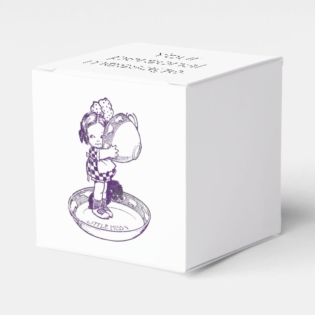 Little Missy Tekopp & Saucer Presentaskar (Framsidan Sidan)