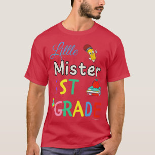 Little Mister 1st Grader First Klass School Studen T Shirt